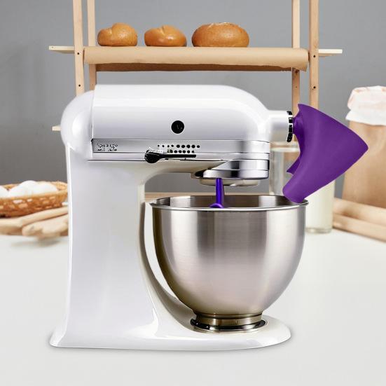 Воронка для миксера-стенда KitchenAid Easy-Pour Насадка-воронка для чаши 5 кварт Наклонный носик под углом 30 градусов Уменьшает проливы Защищенные от брызг инструменты для наливания