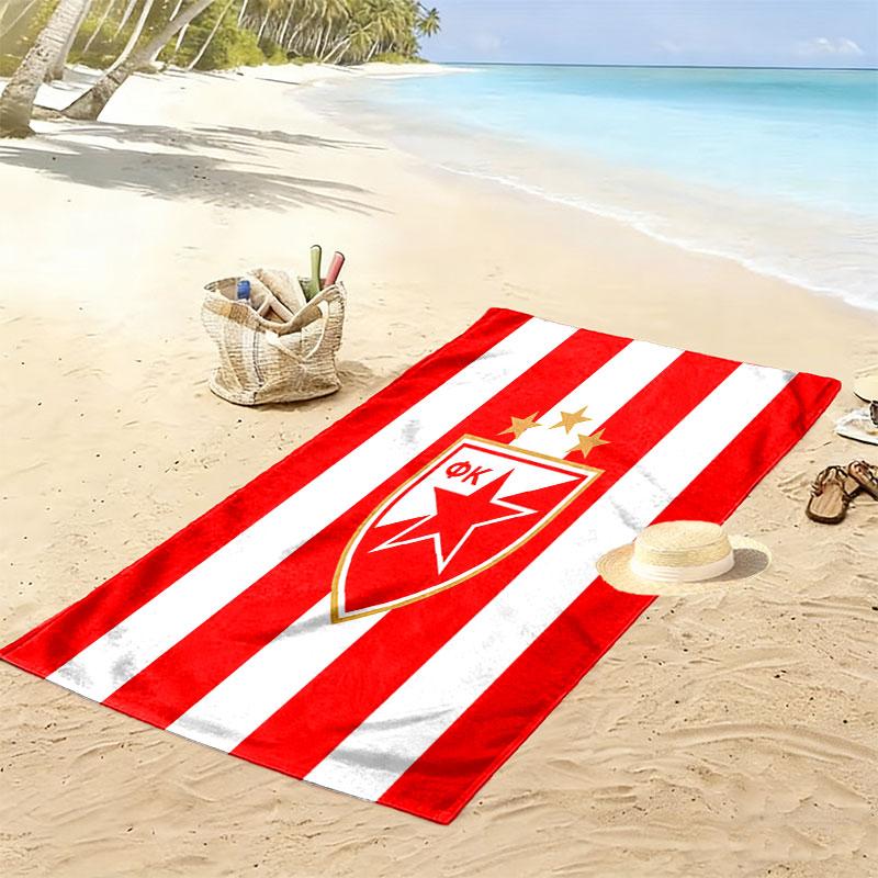 CZ Print Beach Towel, Large Soft Quick Dry Towel for Beach Camping Swimming