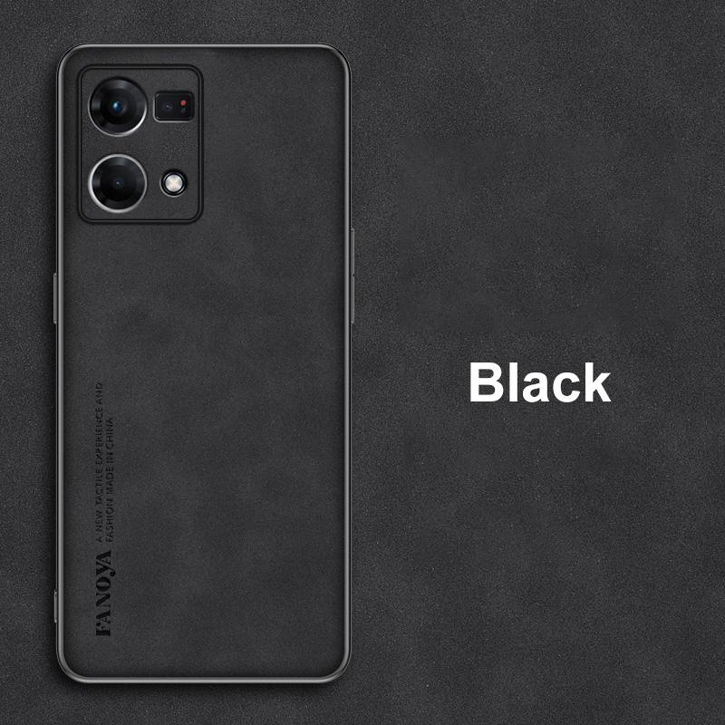 Роскошный чехол из искусственной кожи для OPPO Reno 7 4G 8 Pro Plus 7 Lite 7Z 5G, матовый силиконовый защитный чехол для телефона OPPO F21 Pro