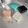 Travel Jewelry Organizer Box Portable Faux Leather Case for Earrings Necklaces Rings Bracelets Compact Storage for Women Girls