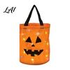 Glowing LED Trick or Treat Pail Pumpkin Candy Bag with Lights Reusable Halloween Costume Prop for Kids Tote Kids Handbag Party Favors Container