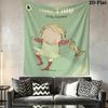 Tilly Friends Joy Wall Hanging Printed Fabric Blanket Decorative Tapestries for Bedroom Living Room Home Decor