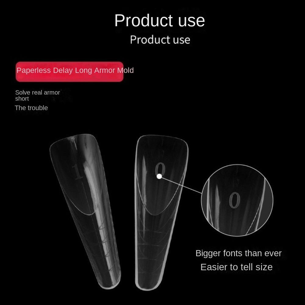 150 шт./коробка типсы для наращивания ногтей, полное покрытие, многоразовый французский маникюр, высококачественные двойные формы, форма для ногтей