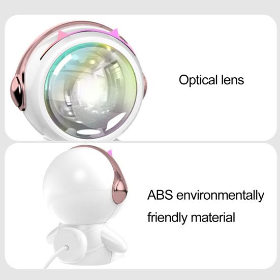 Светодиодный светильник заката, креативная форма, создающая атмосферу, 2000 К, практичный светильник-проектор в форме космонавта, аксессуары для вечеринок