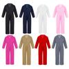 Kids Boys Long Sleeve Turndown Collar Cargo Coverall Jumpsuit Halloween Cosplay Dress Up