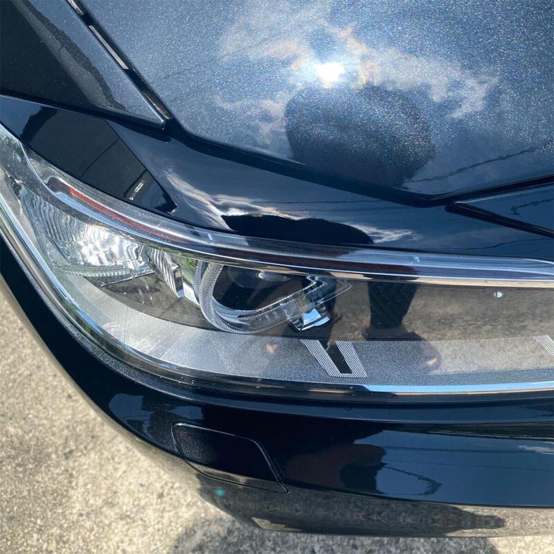 For BMW F30/F31 3 Series Headlight Eyebrow Eyelid Cover Trim Sticker Accessories
