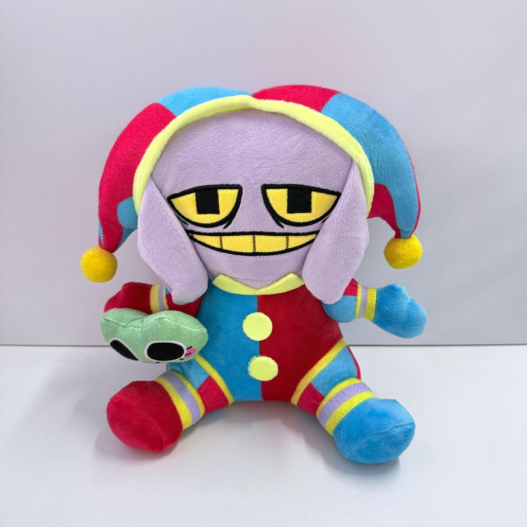 The Amazing Digital Circus Anime Surrounding Plush Toys Pomni Jax Gangle Kinger PP Cotton Desktop Decoration Best Birthday Gifts
