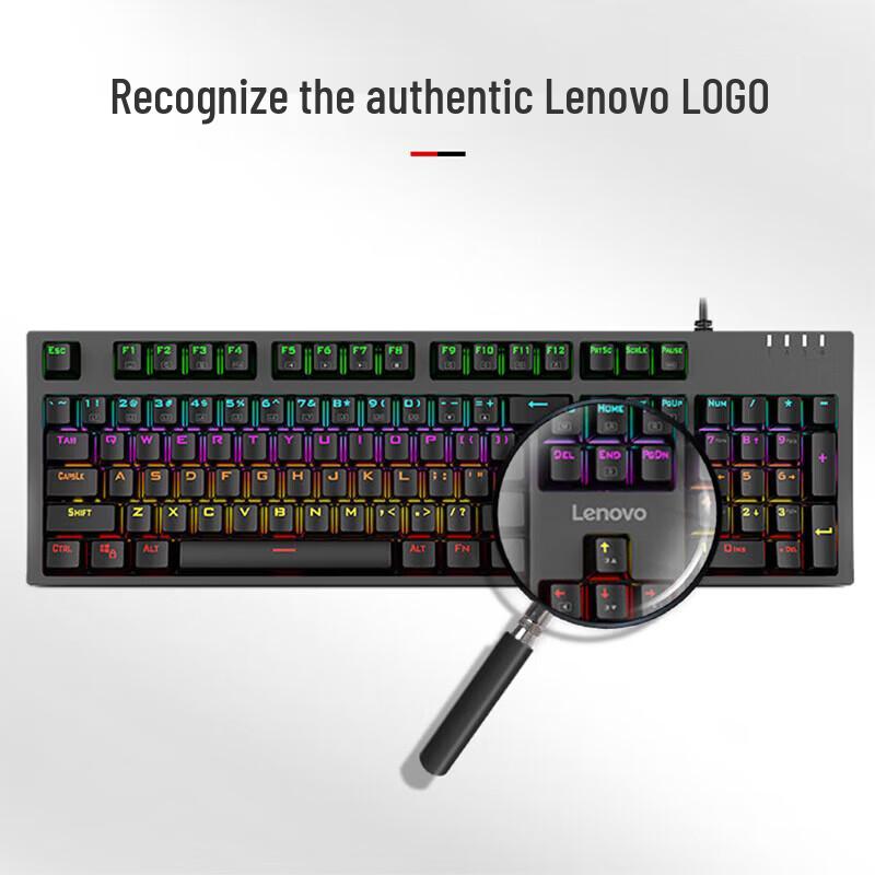 Lenovo Проводная механическая RGB-клавиатура K104