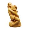 Beautiful Wood Boxwood Wood Feng Room Living Asian Miscellaneous Gift Woman, Girl, Carving, Sculpture, Carving, Ornament, Interior, Shui, Decoration,