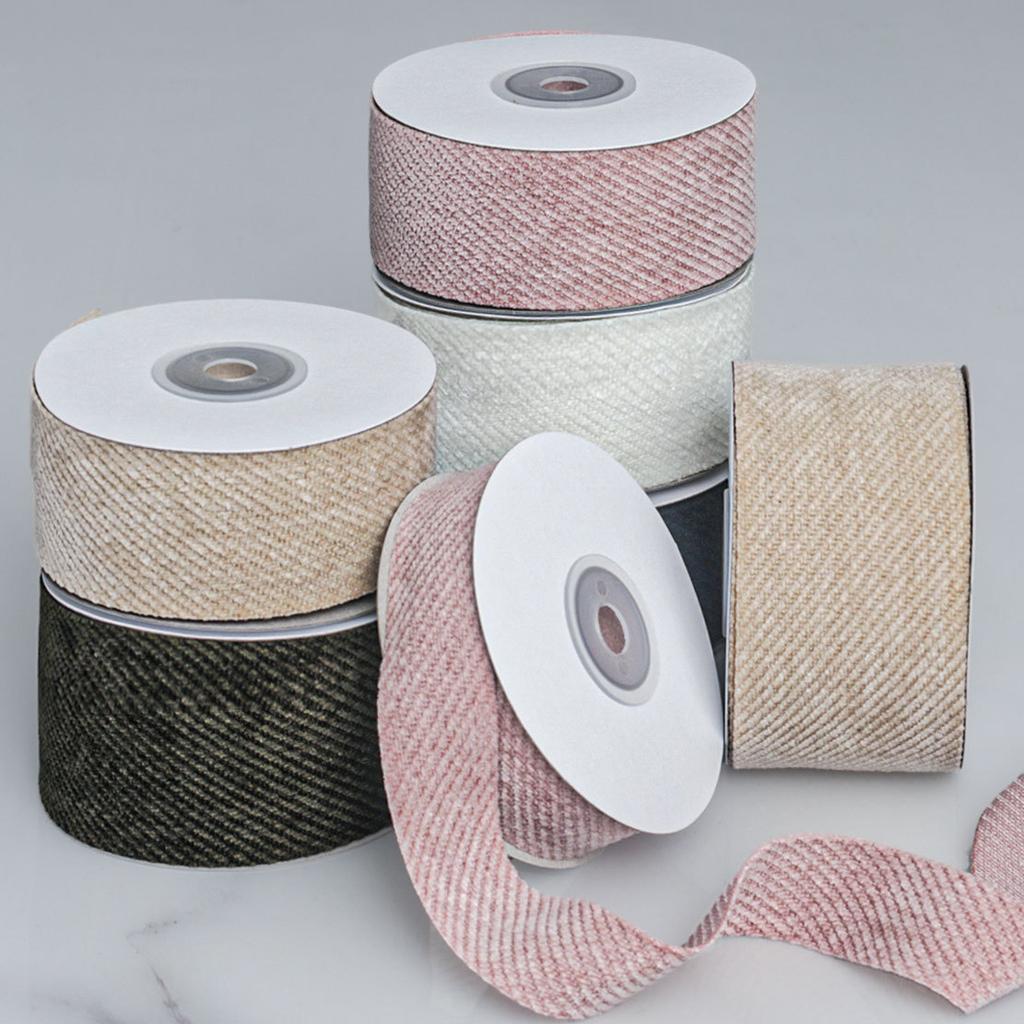 Романтичная и уютная однотонная односторонняя нейлоновая лента-бант ручной работы, аксессуары для волос, шляпа, одежда, подарочная коробка, упаковочная лента для цветов