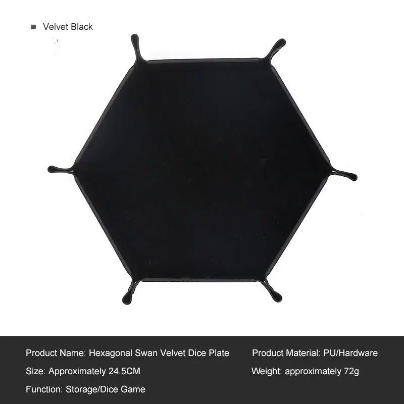 1 шт. Шестиугольный лоток для игральных костей и коробка для хранения различных принадлежностей, подставка для игральных костей, кожаная башня для игральных костей