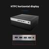 Корпус для компьютера ITX Миниатюрный металлический каркас Вертикальное/горизонтальное размещение Гибкая совместимость со столом