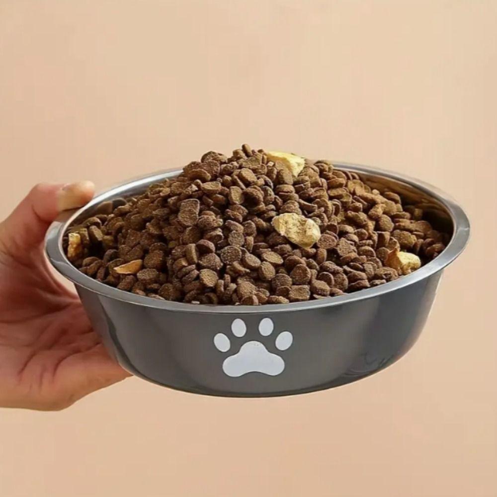 Большая емкость миски для корма для собак поилки нержавеющая миска для кормления кошек для щенков кошек
