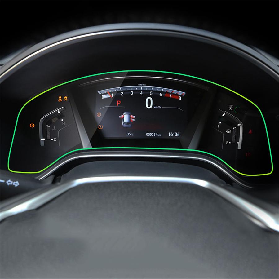 Наклейка на приборную панель Защитная пленка для приборной панели Для Honda CR-V 2017-2020 ТПУ