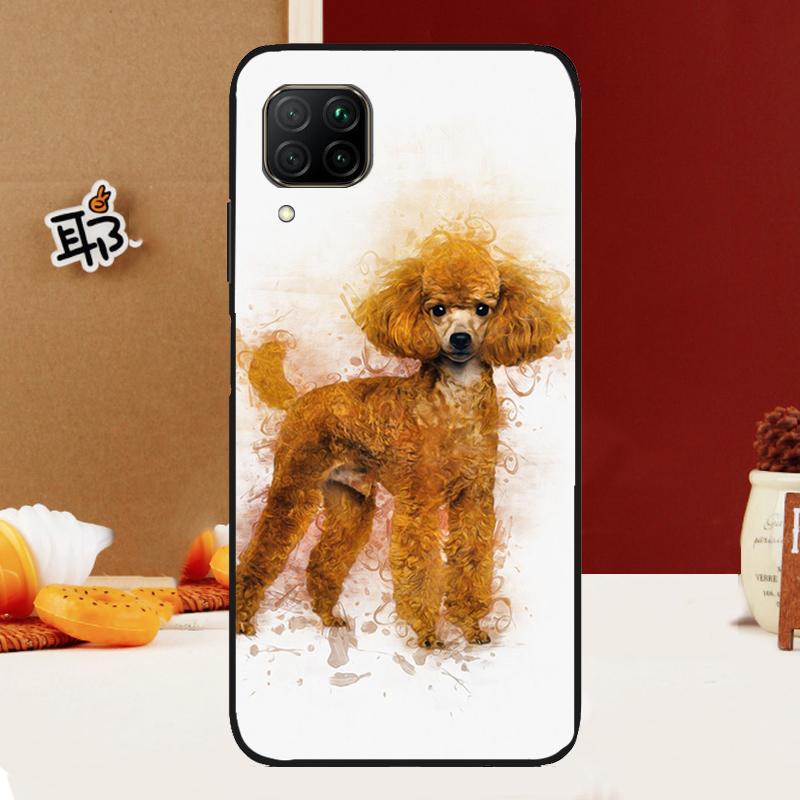 Cure Cartoon Poodle For Huawei Nova 12i 3i 7i 8i 11i 9 10 SE Y60 Y61 Y70 Y72 Y73 Y90 Y91 P20 P30 P40 Lite Case