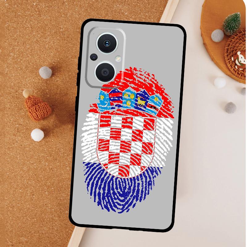 Croatia flag Phone Case For OPPO Reno 13 F 12 F 11 8T 7 8 10 Pro OPPO Find X8 X6 Pro X3 X5 Lite Cover