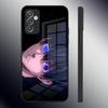 Чехол для телефона Аниме Blue Lock для Samsung S24 Ultra S23 S22 S20 Fe S21 Plus A54 A34 A24 A53 A13 A16 Стеклянная задняя крышка