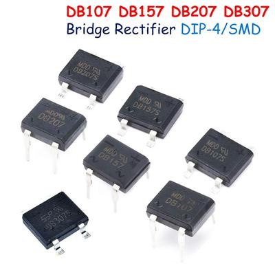 20 шт. DB107 DB157 DB207 DB307 мостовой выпрямитель DIP-4 SMD 1000 В печатная плата мостовой выпрямительный диод DIL-4 SOP-4 DB107S DB157S DB207S DB307S