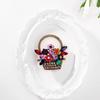 Trendy Colorful Flower Basket Enamel Brooches For Women Girls Luxury Temperament  Badges Clothing Accessories Gifts
