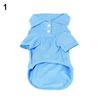 Puppy Solid Color Buttoned Polo Shirt Pet Clothes T-Shirt