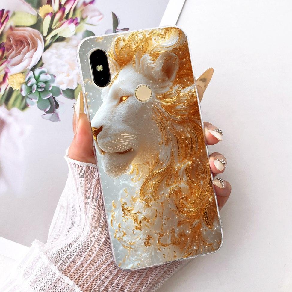 Cover For Redmi S2 Case Y2 Transparent Cute Cat Fashion Butterfly Funny Painted Casing For Redmi Y2 M1803E6G M1803E6H M1803E6I