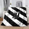 Juventus Football Flannel Blanket Soft Warm All-Season Throw, Design for Camping, Car Travel, Hiking Sofa, Bed, Office Perfect Gift for Parties