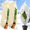 Plant Cold Proof Cover Winter Protection Frost Blanket with Adjustable Drawstring Zipper Freeze Protection Bag for Garden Shrubs Trees
