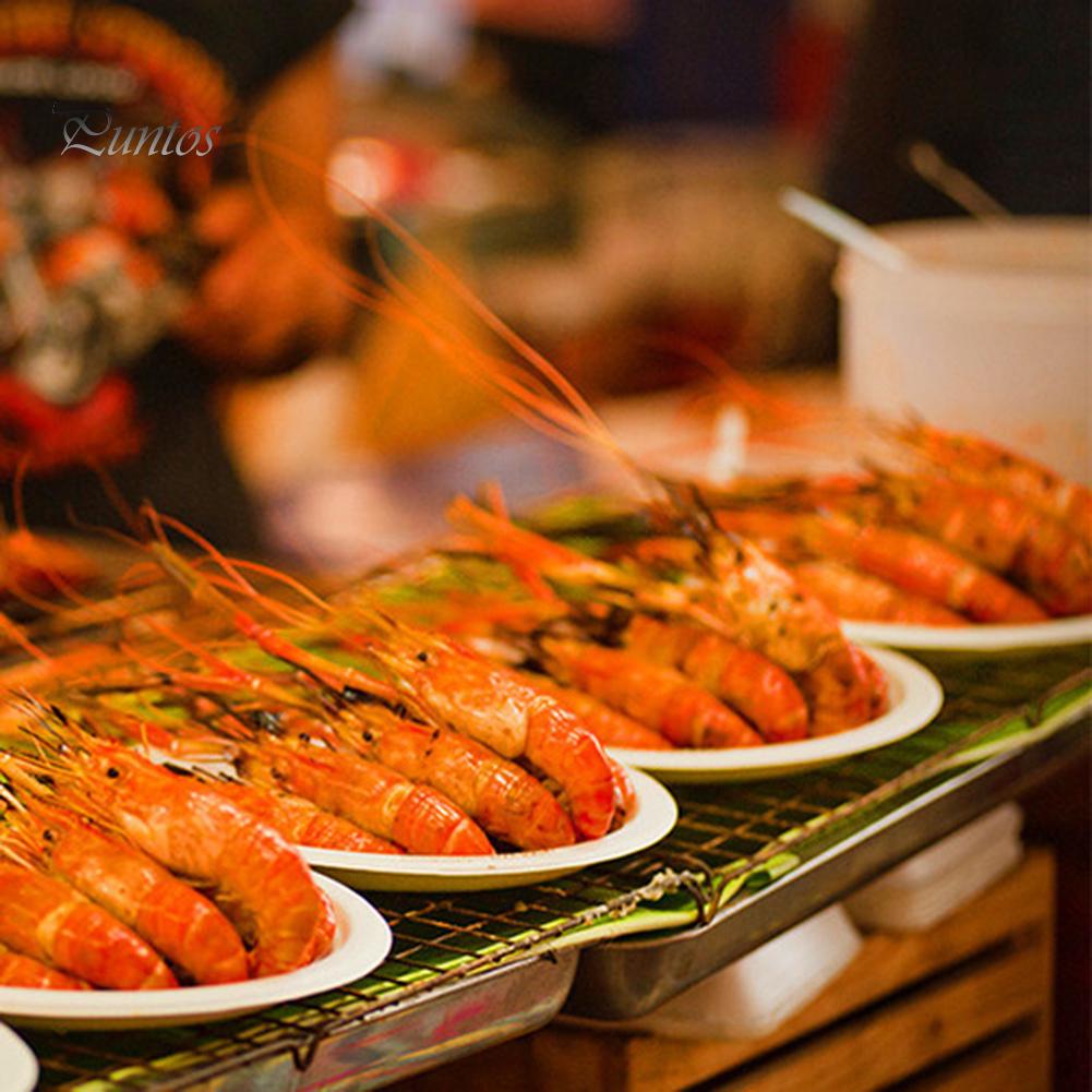 Puntos 5 шт./компл. круглая одноразовая решетка для гриля для барбекю, сетка для жарки, сковорода для выпечки барбекю