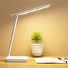 Rechargeable Touch Dimming LED Desk Light Foldable Design with Stepless Brightness Adjustment for Reading Working