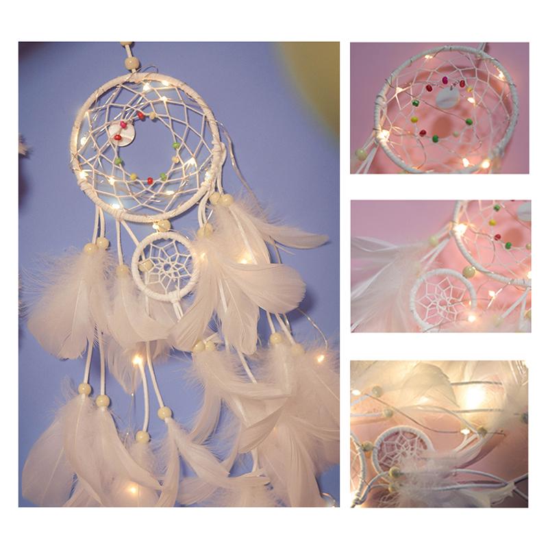 Ловец снов Светодиодное освещение Девушка Комната Колокол Спальня Романтическое украшение