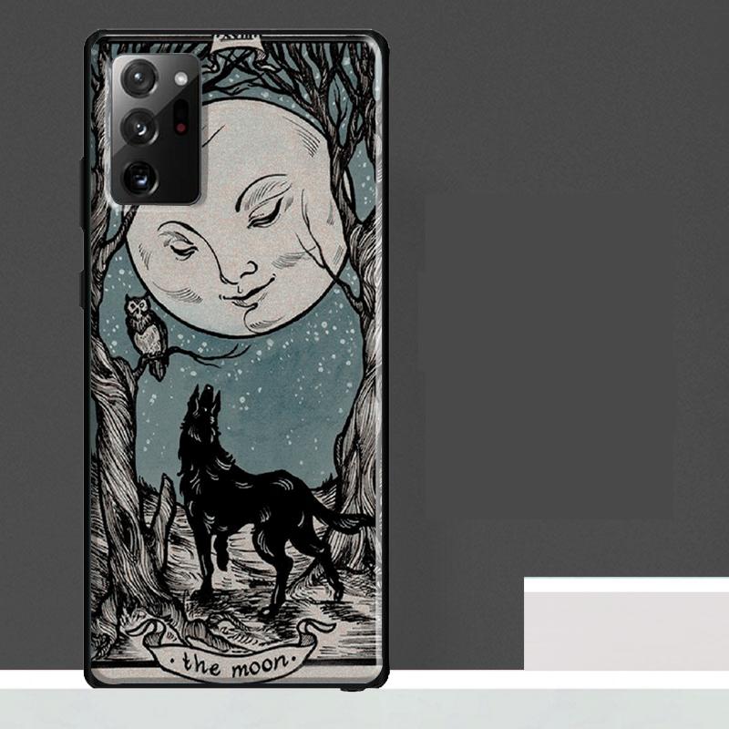 Чехол для телефона Samsung Galaxy S25 S24 S23 Ultra S9 S10 S20 S21 S22 Plus S23 FE S25 FE с рисунком «Луна ведьм»