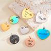 Customized Mirror Polished Hollow Paw Heart Tags Stainless Steel Pendants For DIY Personalized ID/Name/Logo/Text Jewelry