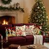2D Printed Christmas Pillow Covers Soft Xmas Pillowslip Xmas Throw Cushion Case  Home