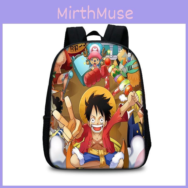 One Piece Anime Cartoon Design Boy Oxford Fabric Backpack For Activities School