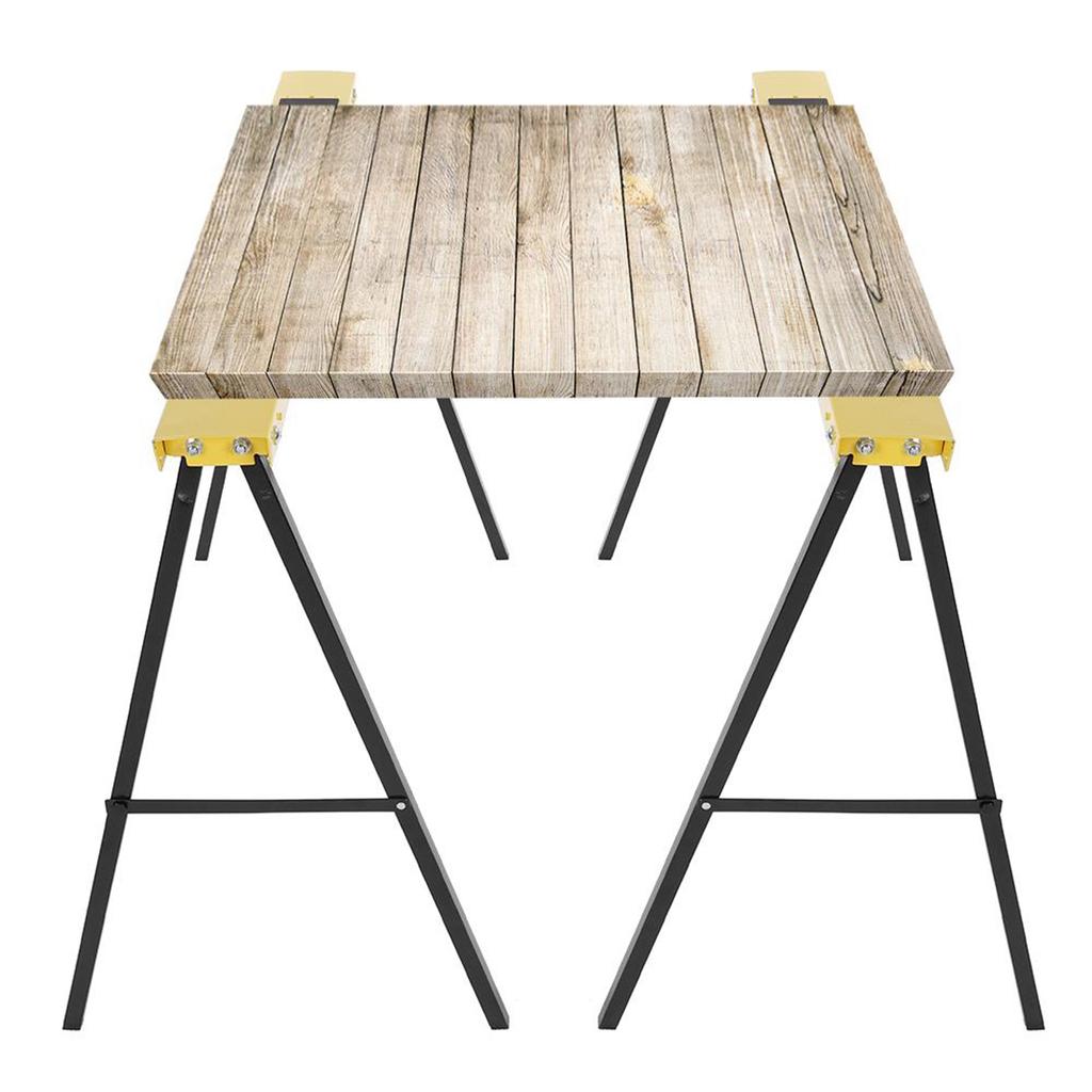 2 шт. складные прочные стальные козлы для пилы переносные нескользящие подставки для работы