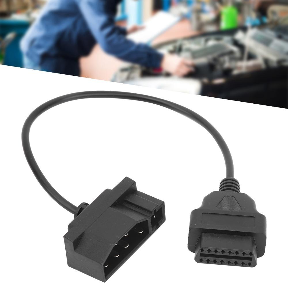 7-контактный папа OBD2 Диагностический кабель Длина 40 см/15,7 дюйма Адаптер-кабель для сканера Автосервис