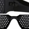 Plastic Pin Hole Sunglasses Black Eye Exercise Eyesight Improve Pinhole Glasses Vision Care