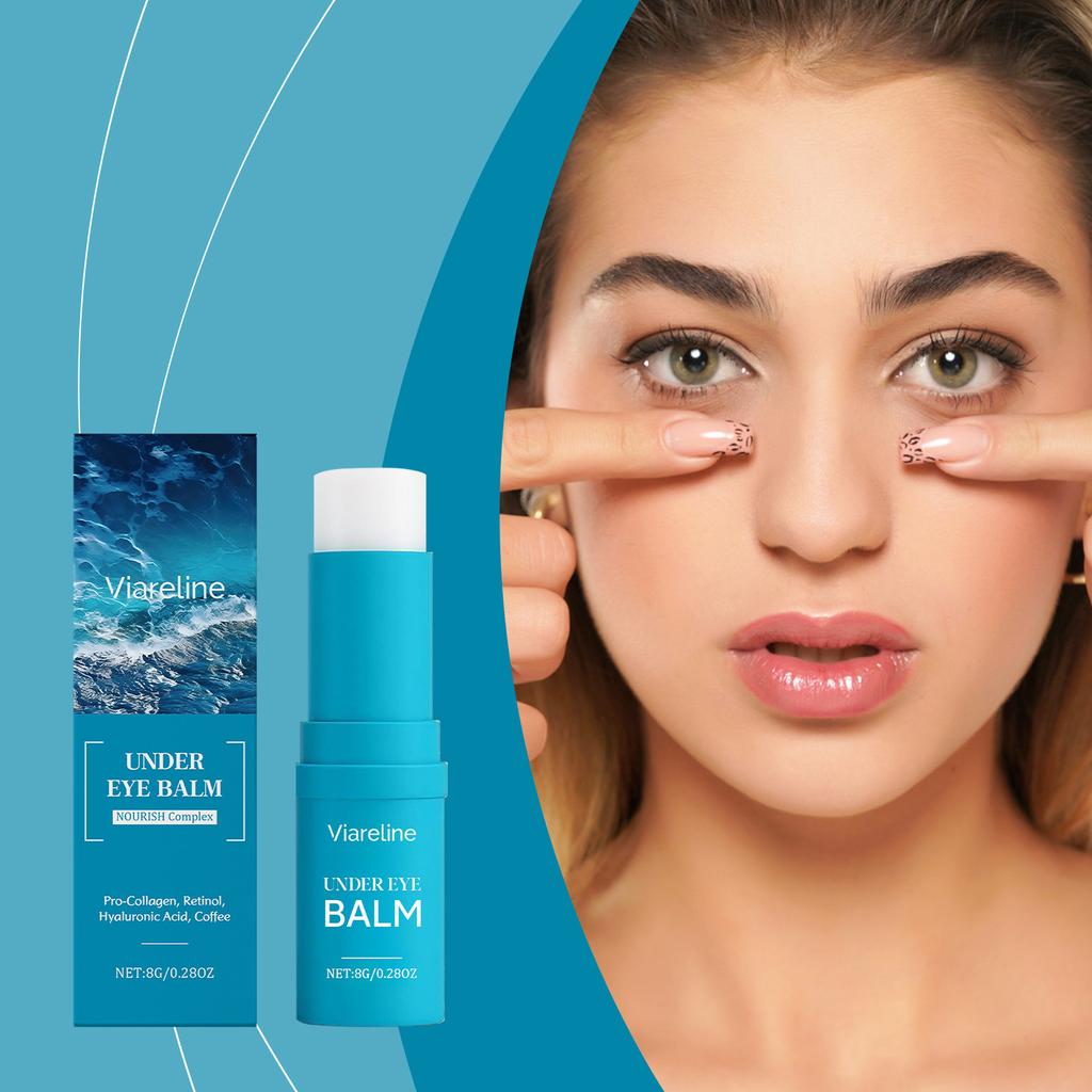 8 г Гиалуроновый крем для глаз стик - Интенсивный увлажняющий гель-бальзам для темных кругов и морщин, уход за чувствительной и сухой кожей под глазами