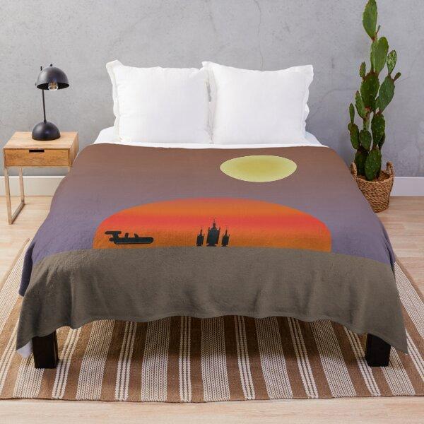 Cartoon Sunset Blanket Animated Printed Flannel Blanket Bedroom Sheet Bedspread Holiday Gift Decorative Blanket