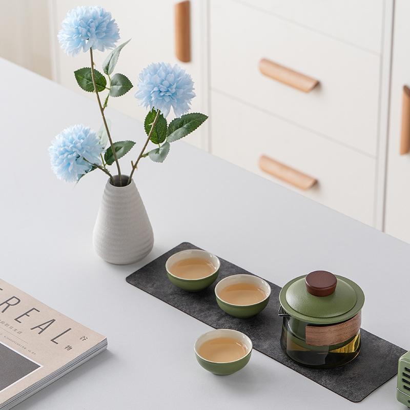 Легкая роскошь, великолепные горы и реки, набор из чайника и трех чашек в подарочной коробке, Запретный город и национальный тренд для отправки на праздник