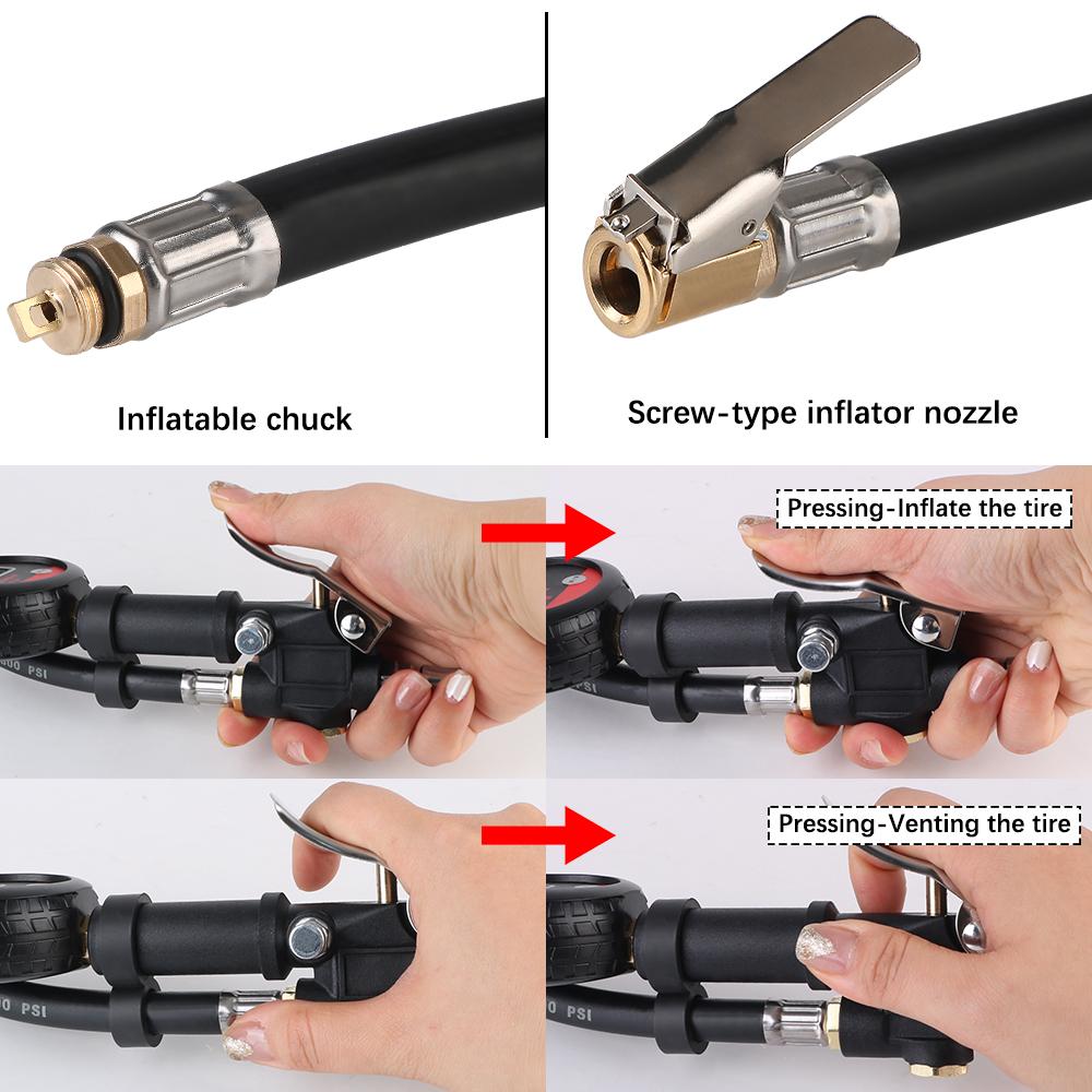 Автомобильный насос ремень манометр для автомобиля грузовик транспортное средство мотоцикл авто шинный манометр ЖК-цифровой шинный тестер высокоточная система монитора испытательные аксессуары