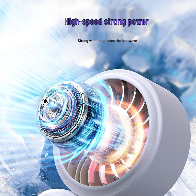 Creative 2026 Mini Clip-on Semiconductor Cooling Fan with Brushless Motor
