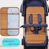 Universal Baby Cooling Mat for Stroller or Car Seat - Bamboo Ice Silk Summer Pad