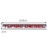 Боковая наклейка на кузов автомобиля Задняя декаль Шильдик Логотип Turbodeisel для VW Infiniti Chevrolet Land Rover JEEP MINI Lexus Honda Subaru Toyota