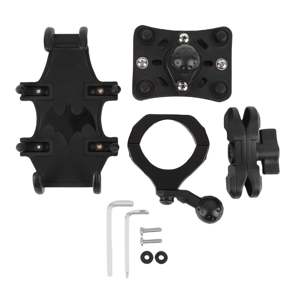 Держатель для телефона UTV Вращение на 360 градусов Фиксация 8 зажимами Алюминиевый сплав Сверхпрочное крепление для мобильного телефона для 4.0