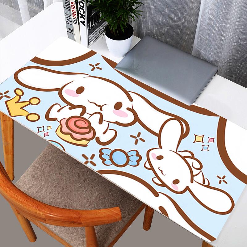Cinnamoroll Mouse Pads Big Gaming Accessories durable Mousepad Gamer PC Completo Computer Keyboard Desk Mat Varmilo