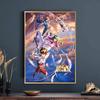 Saint Seiya Poster  Self-adhesive Art Waterproof Paper Sticker Coffee House Bar Dorm Room Wall Decor