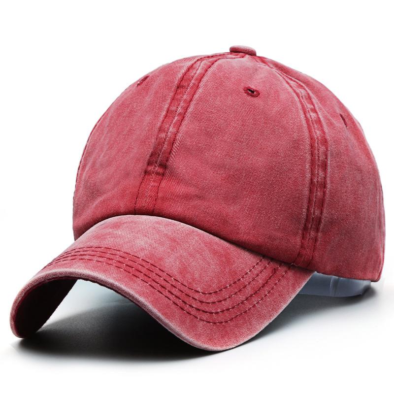Fashion New Vintage Washed Cotton Baseball Cap Parent Kids Adjustable Solid Color Casual Sun Hats For Boy Girl Spring Summer