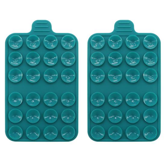 2 упаковки силиконовых чехлов с присоской для крепления телефона, клейкая ручка для фиксации рук на зеркальных гладких поверхностях