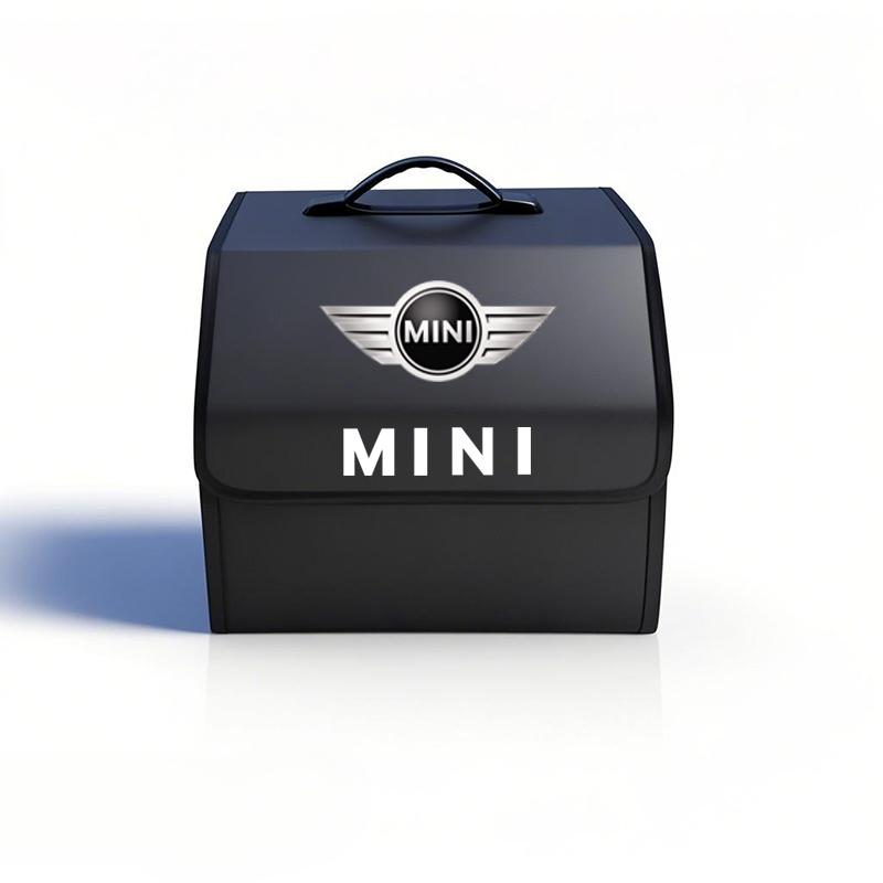 Car Emblem Storage Box Foldable Auto Trunk Organizer Bag For MINI WORKS One Cooper JCW R60 R59 R58 R57 R56 R55 R53 R52 F55 F56.